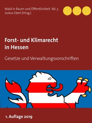 cover image of Forst- und Klimarecht in Hessen